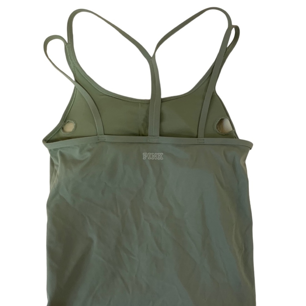 Green tank top from PINK